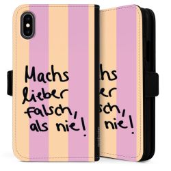 Sideflip mit langer Lasche schwarz