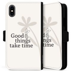 Sideflip mit langer Lasche schwarz