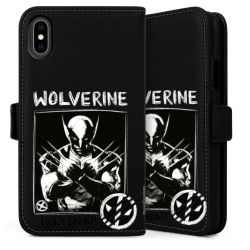 Sideflip mit langer Lasche schwarz