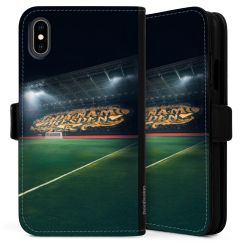 Sideflip mit langer Lasche schwarz