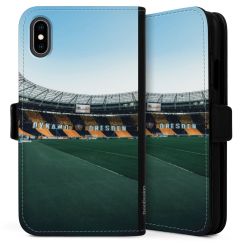 Sideflip mit langer Lasche schwarz