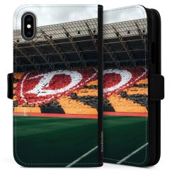 Sideflip mit langer Lasche schwarz