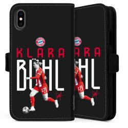 Sideflip mit langer Lasche schwarz