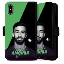 Sideflip mit langer Lasche schwarz