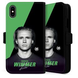 Sideflip mit langer Lasche schwarz