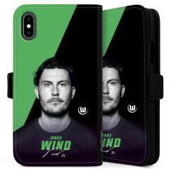 Sideflip mit langer Lasche schwarz