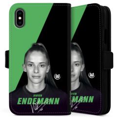 Sideflip mit langer Lasche schwarz