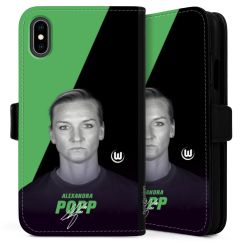 Sideflip mit langer Lasche schwarz