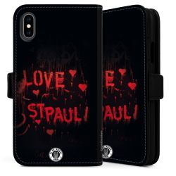 Sideflip mit langer Lasche schwarz