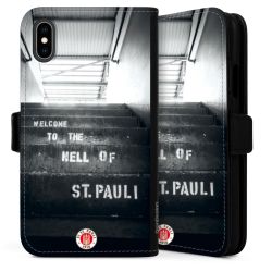 Sideflip mit langer Lasche schwarz