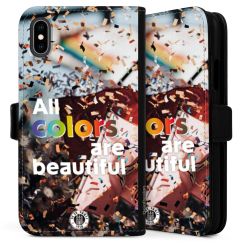 Sideflip mit langer Lasche schwarz