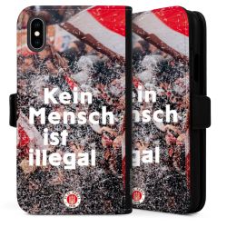 Sideflip mit langer Lasche schwarz