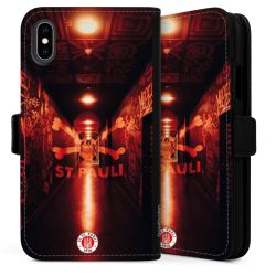 Sideflip mit langer Lasche schwarz