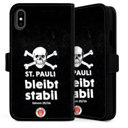 Sideflip mit langer Lasche schwarz