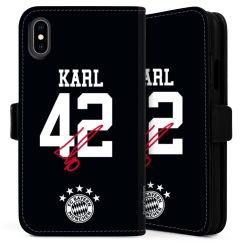 Sideflip mit langer Lasche schwarz