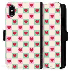 Sideflip mit langer Lasche schwarz