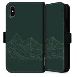 Sideflip mit langer Lasche schwarz