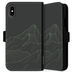 Sideflip mit langer Lasche schwarz