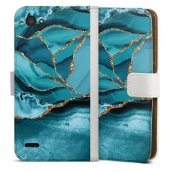 Eisblaue Marmor Landschaft
