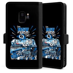 Sideflip mit Lasche schwarz