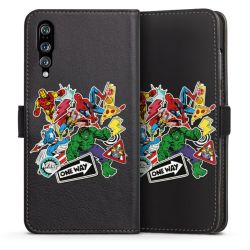 Sideflip with flap black/lateral flap