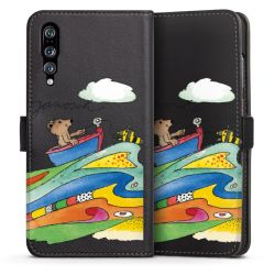 Sideflip with flap  black