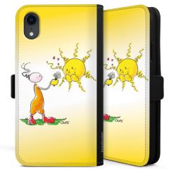 Sideflip mit langer Lasche schwarz