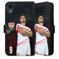 Sideflip mit langer Lasche schwarz