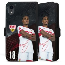 Sideflip mit langer Lasche schwarz