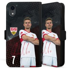 Sideflip mit langer Lasche schwarz