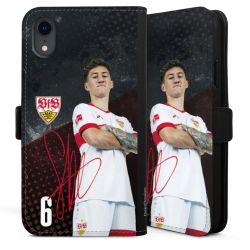 Sideflip mit langer Lasche schwarz