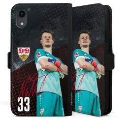 Sideflip mit langer Lasche schwarz