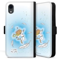 Sideflip mit langer Lasche schwarz