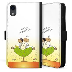 Sideflip mit langer Lasche schwarz