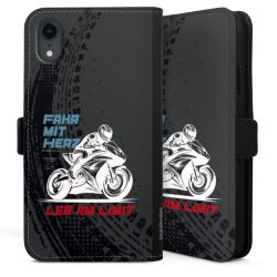 Sideflip mit langer Lasche schwarz