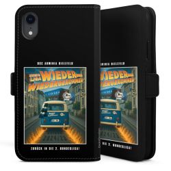 Sideflip mit langer Lasche schwarz