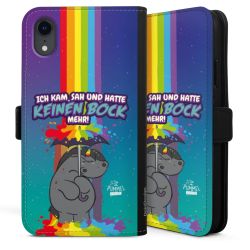 Sideflip mit langer Lasche schwarz