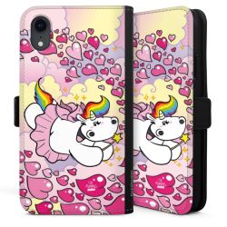 Sideflip mit langer Lasche schwarz