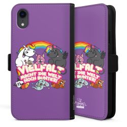 Sideflip mit langer Lasche schwarz