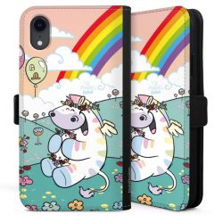 Sideflip mit langer Lasche schwarz