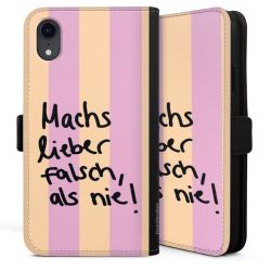 Sideflip mit langer Lasche schwarz