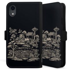 Sideflip mit langer Lasche schwarz