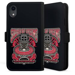 Sideflip mit langer Lasche schwarz