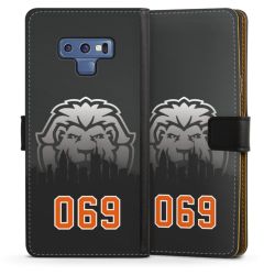 Sideflip mit langer Lasche schwarz