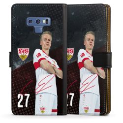 Sideflip mit langer Lasche schwarz