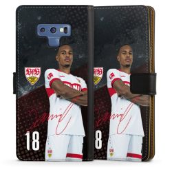 Sideflip mit langer Lasche schwarz