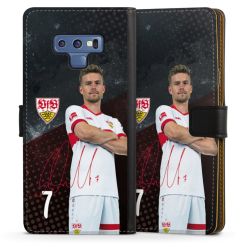 Sideflip mit langer Lasche schwarz