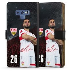 Sideflip mit langer Lasche schwarz