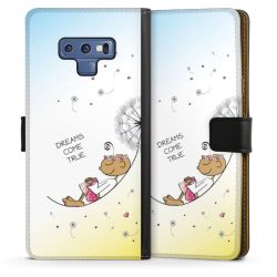 Sideflip mit langer Lasche schwarz