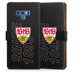 Sideflip mit langer Lasche schwarz